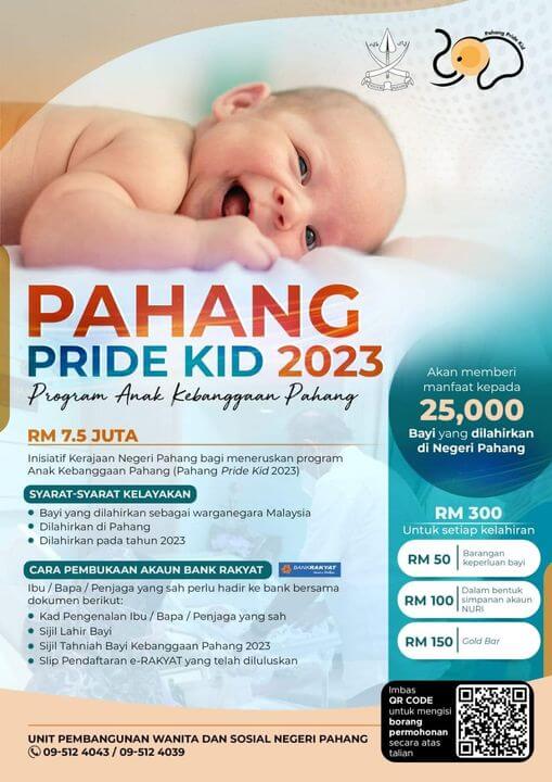 bantuan bayi baru lahir rm300 2023