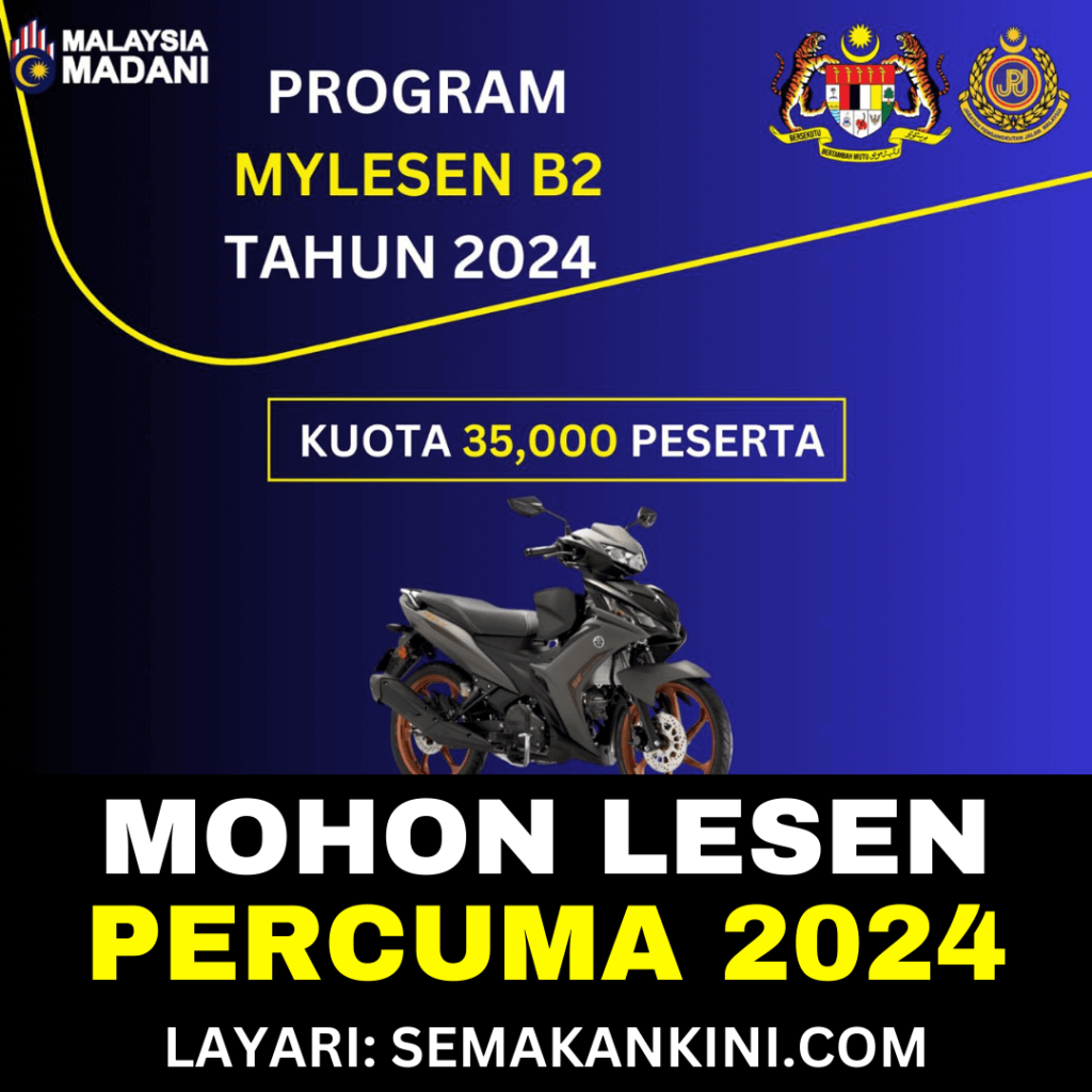 MyLesen B2: Cara Mohon Lesen Percuma 2024!