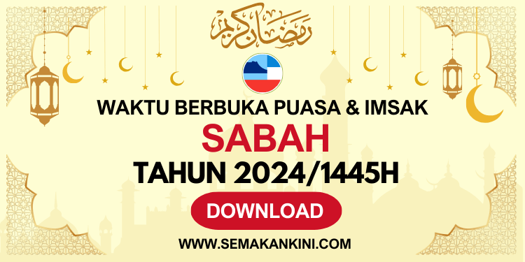 jadual waktu imsak sabah 2024