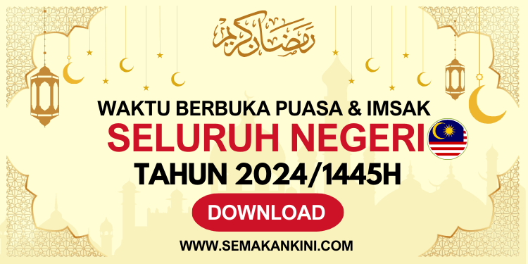 waktu berbuka puasa seluruh malaysia 2024