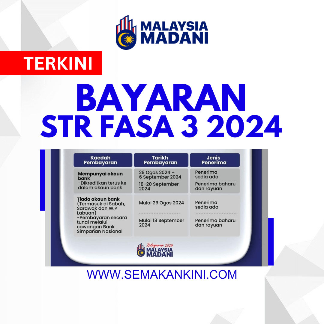 bayaran str fasa 3