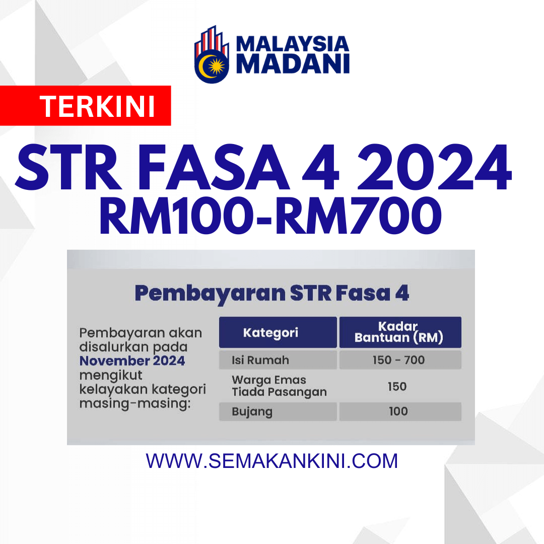 bayaran str fasa 4 2024