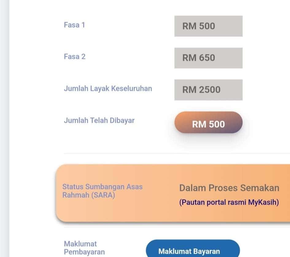 jadual bayaran str 2025